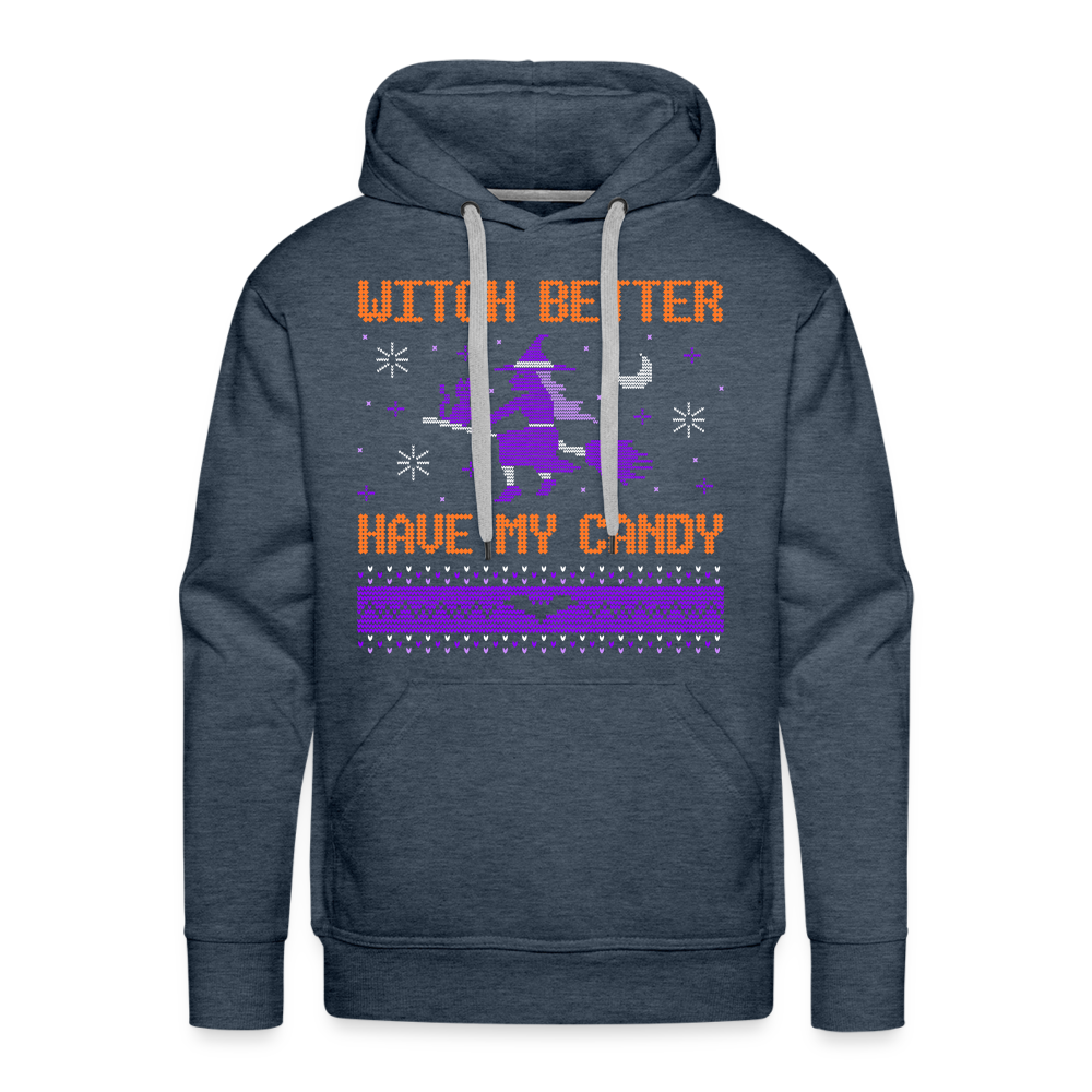 WITCH BETTER Premium Hoodie - heather denim