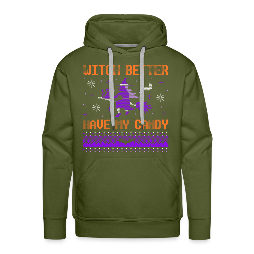 WITCH BETTER Premium Hoodie - olive green