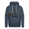 KEEP THE TRICKS Premium Hoodie - heather denim