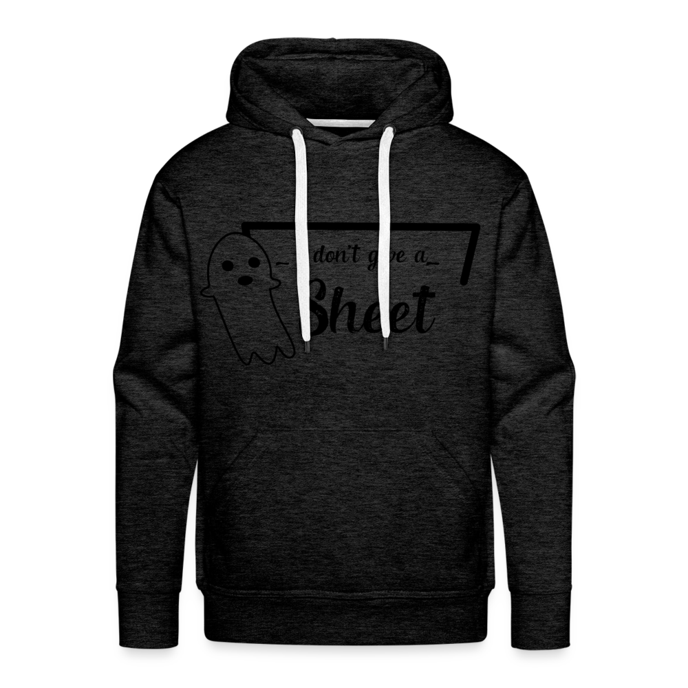 I DON'T GIVE A SHEET Premium Hoodie - charcoal grey