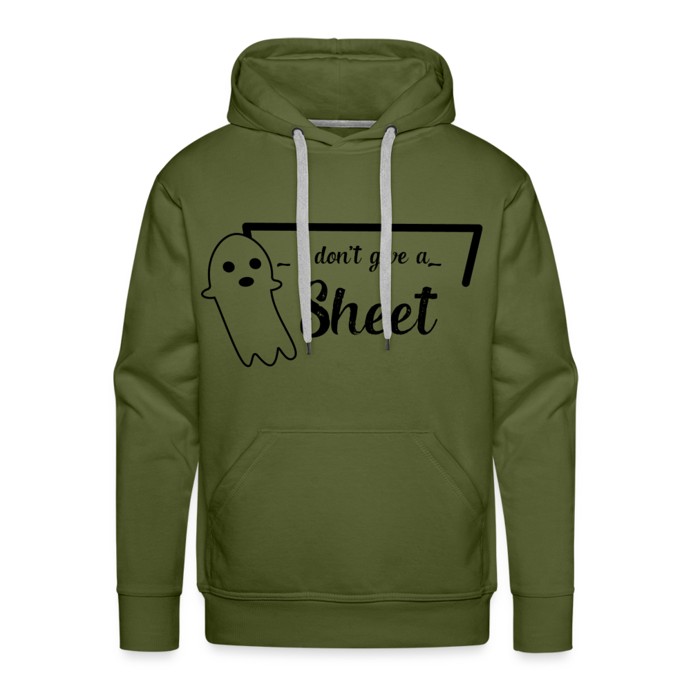 I DON'T GIVE A SHEET Premium Hoodie - olive green