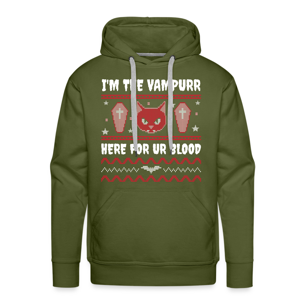 I'M THE VAMPURR Premium Hoodie - olive green