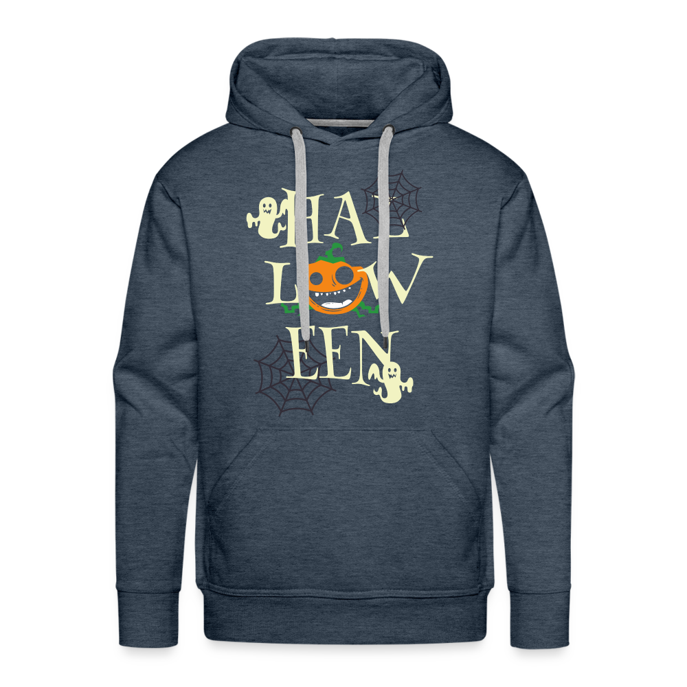 HALLOWEEN Premium Hoodie - heather denim