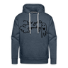 LET'S GET SPOOKEY Premium Hoodie - heather denim