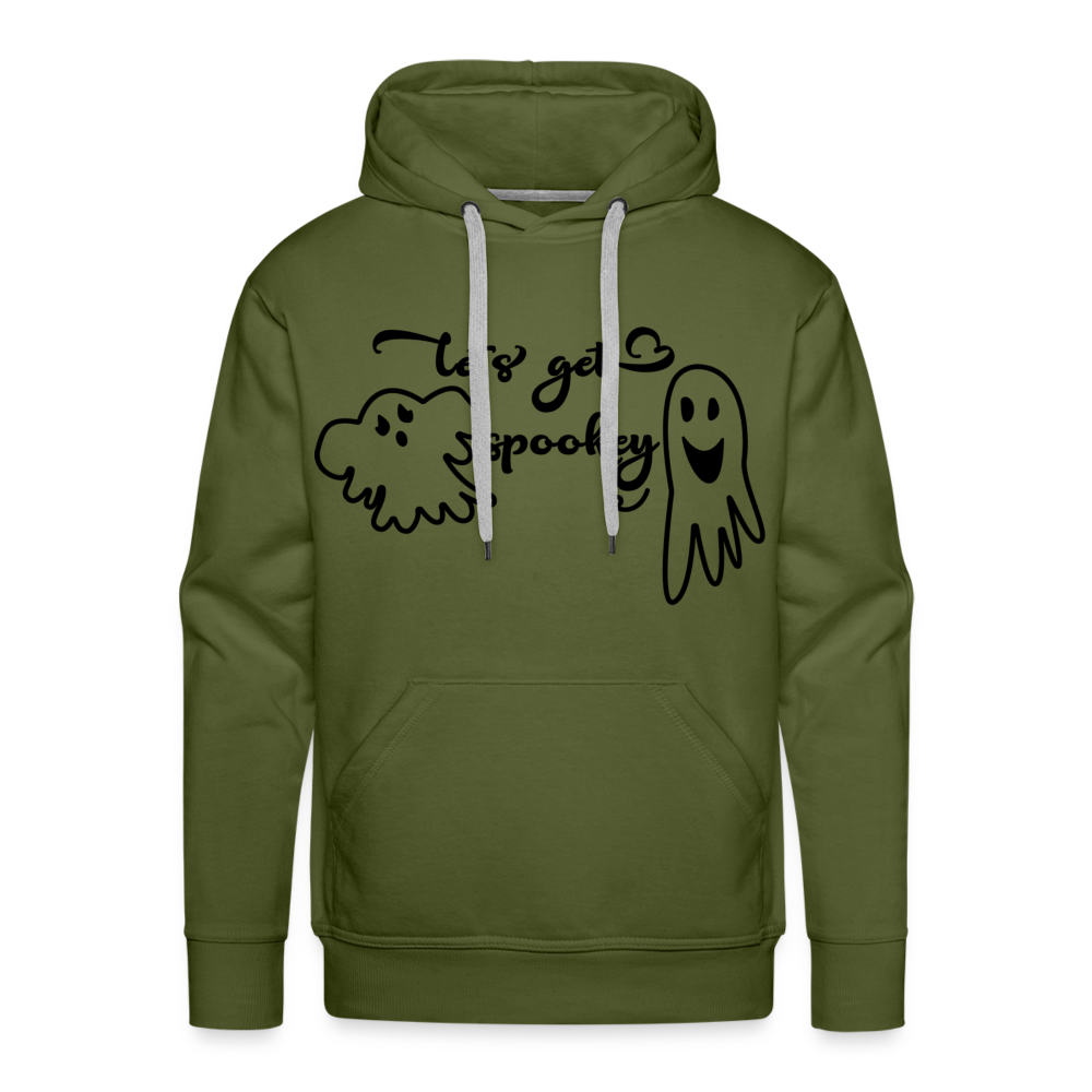 LET'S GET SPOOKEY Premium Hoodie - olive green