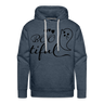 BOOTIFUL Premium Hoodie - heather denim