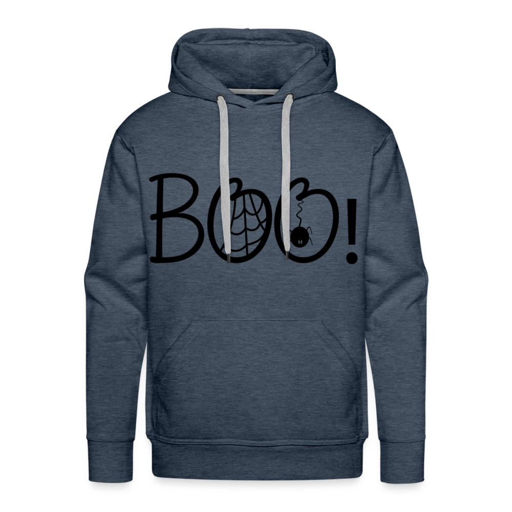 BOO Premium Hoodie - heather denim