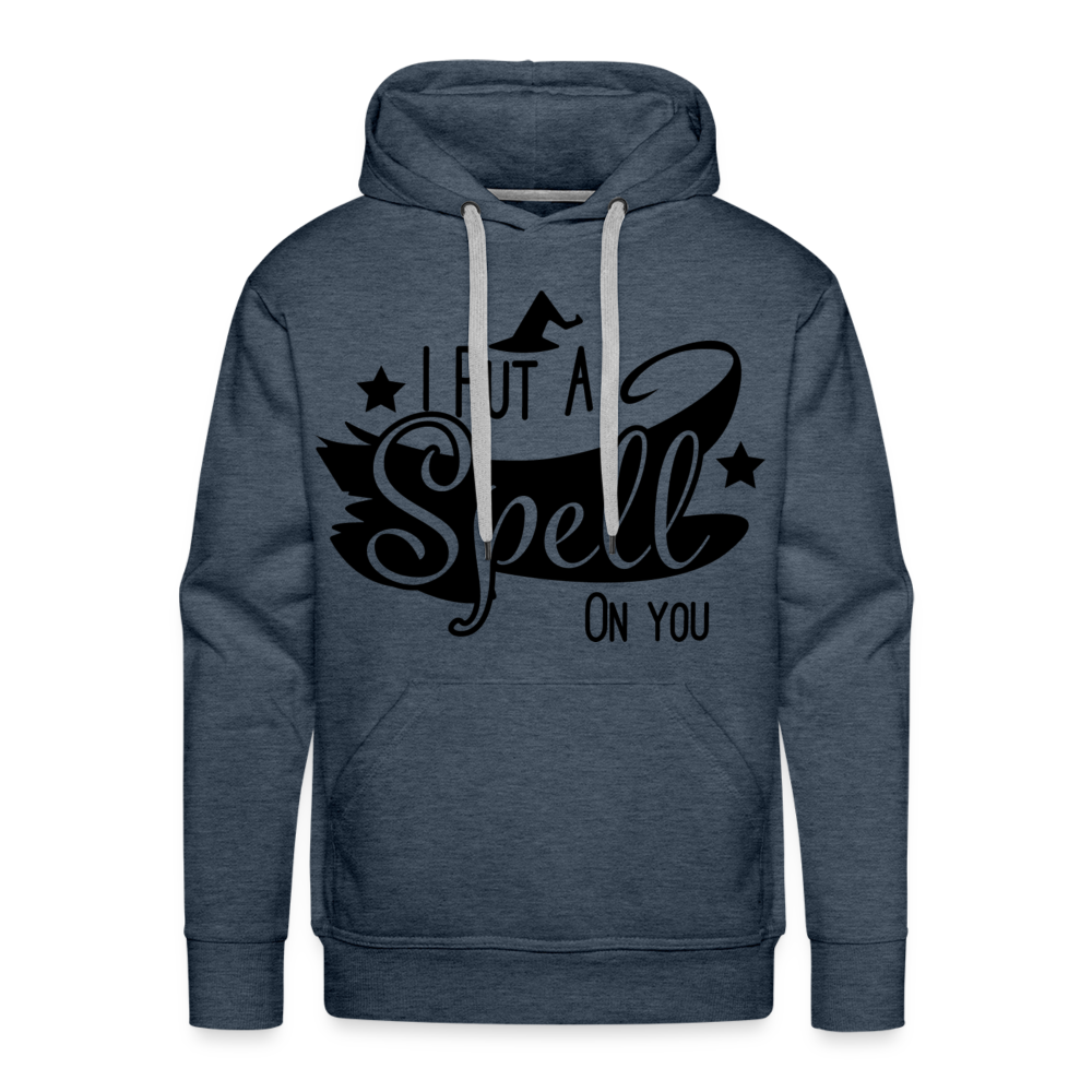 SPELL Premium Hoodie - heather denim