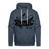 SPELL Premium Hoodie - heather denim