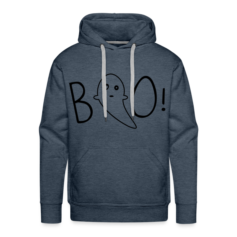 BOO Premium Hoodie - heather denim