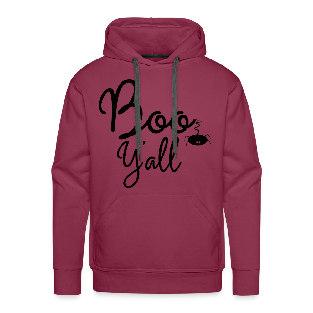 BOO Y'ALL Premium Hoodie - burgundy