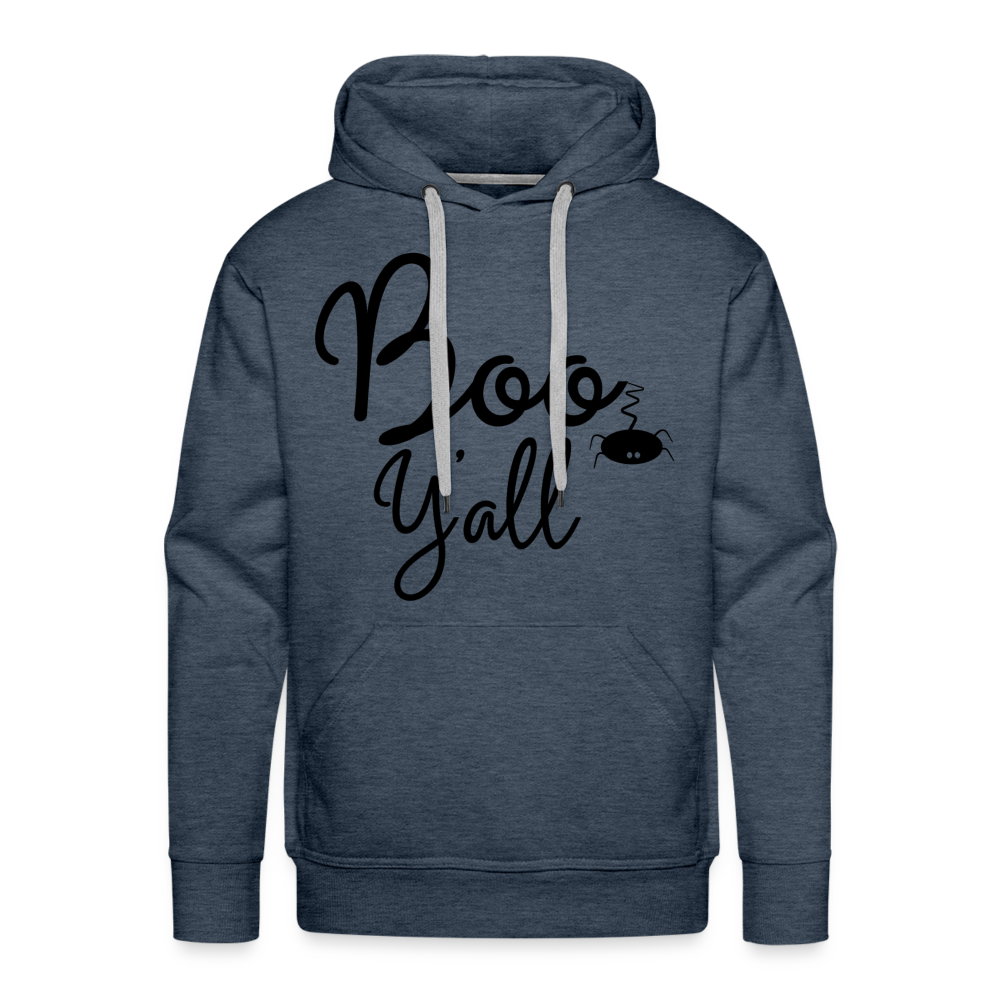 BOO Y'ALL Premium Hoodie - heather denim