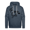 BOO Y'ALL Premium Hoodie - heather denim