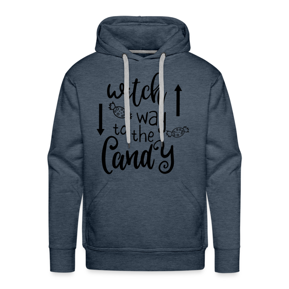 CANDY Premium Hoodie - heather denim