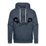 BAD TO THE BONE Premium Hoodie - heather denim