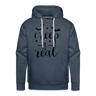 CREEP IT REAL Premium Hoodie - heather denim