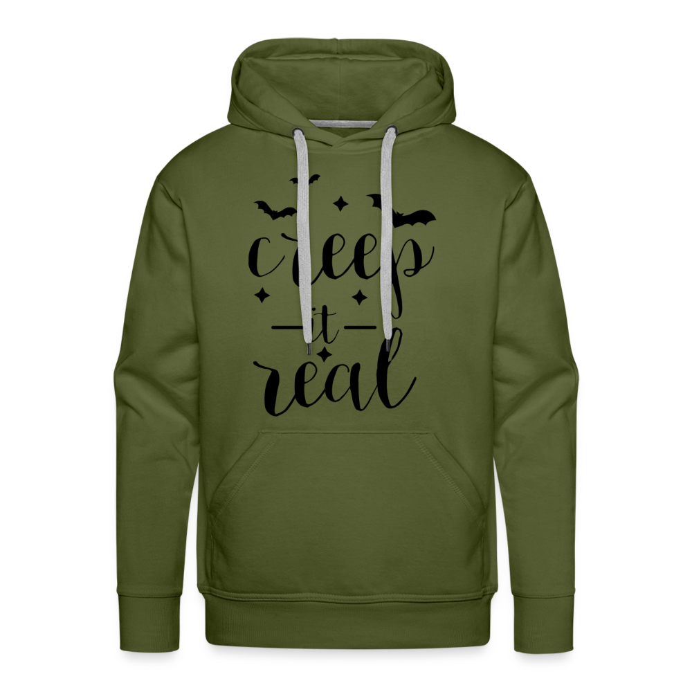 CREEP IT REAL Premium Hoodie - olive green