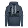 WHERE'S THE BOOZE Premium Hoodie - heather denim