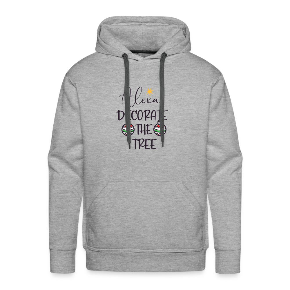 ALEXA DECORATE THE TREE Premium Hoodie - heather grey