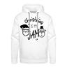 CHRISTMAS IS MY JAM Premium Hoodie - white