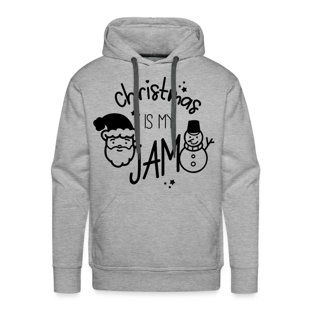 CHRISTMAS IS MY JAM Premium Hoodie - heather grey