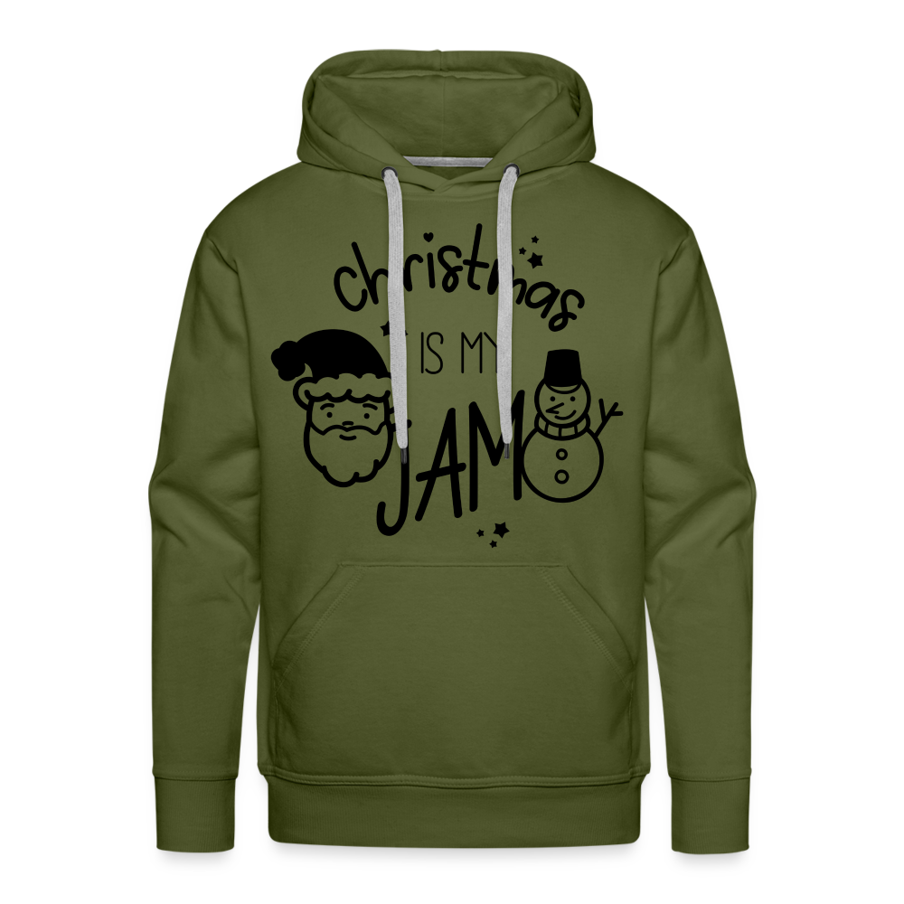 CHRISTMAS IS MY JAM Premium Hoodie - olive green