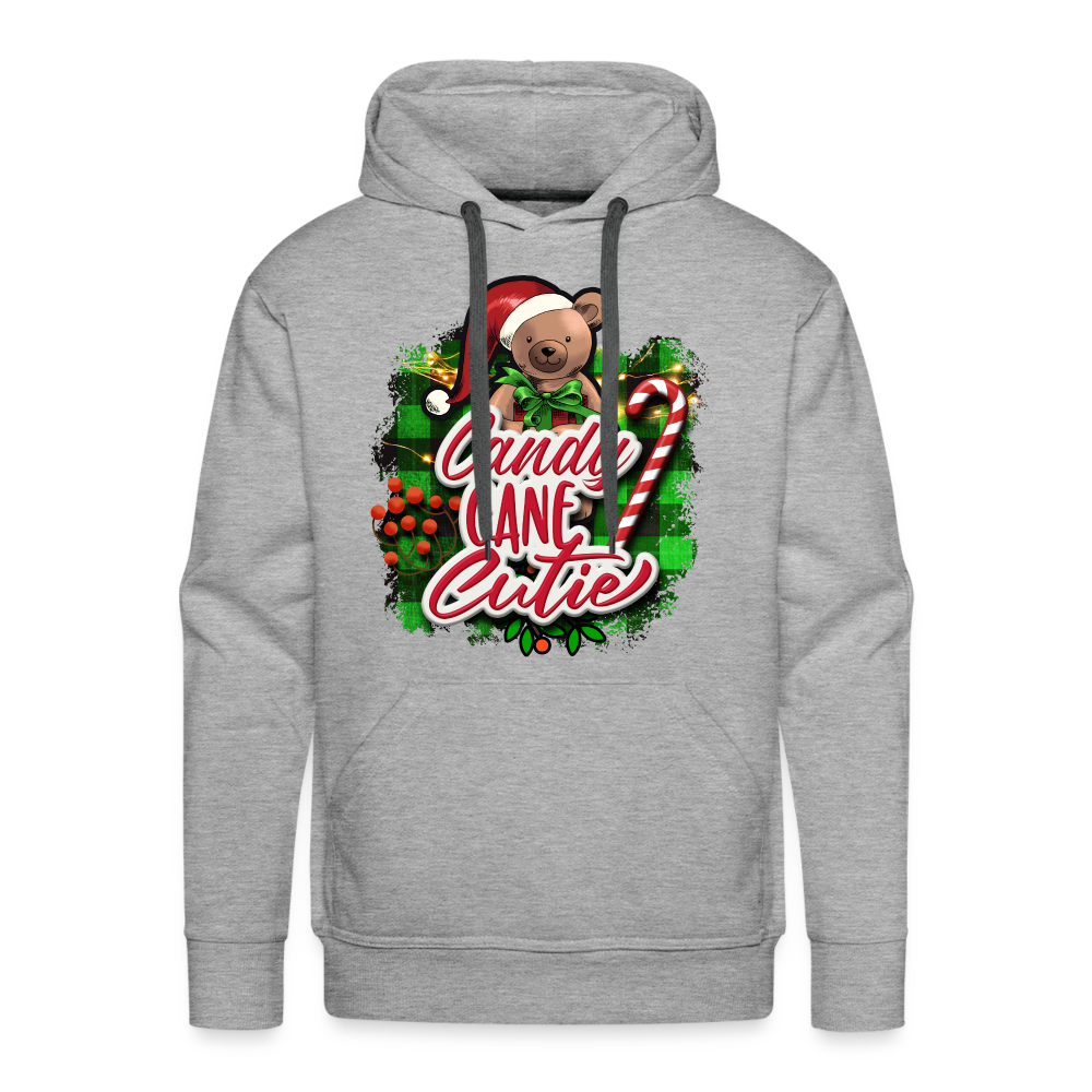 CANDY CANE Premium Hoodie - heather grey