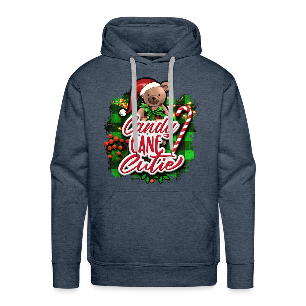 CANDY CANE Premium Hoodie - heather denim