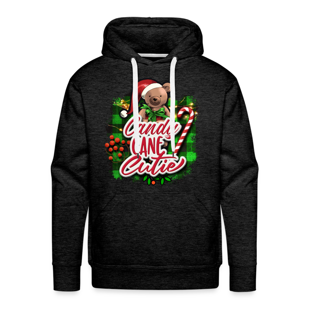 CANDY CANE Premium Hoodie - charcoal grey