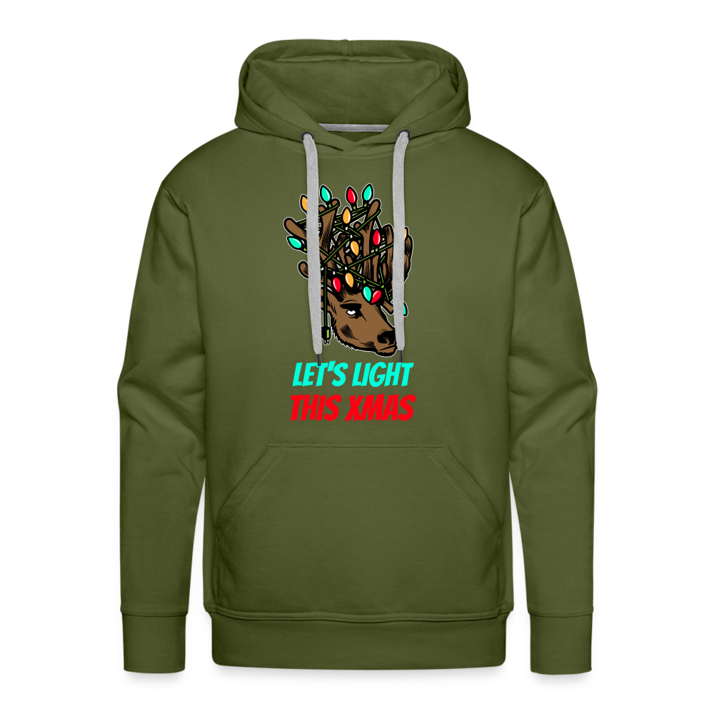 LET'S LIGHT  Premium Hoodie - olive green