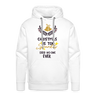 CHRISTMAS IS TOO Premium Hoodie - white