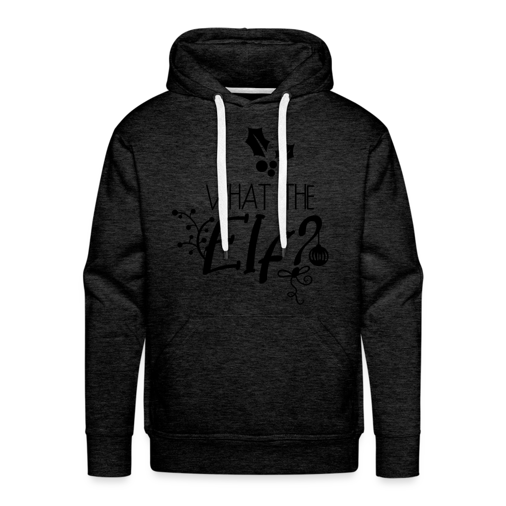 WHAT THE ELF Premium Hoodie - charcoal grey