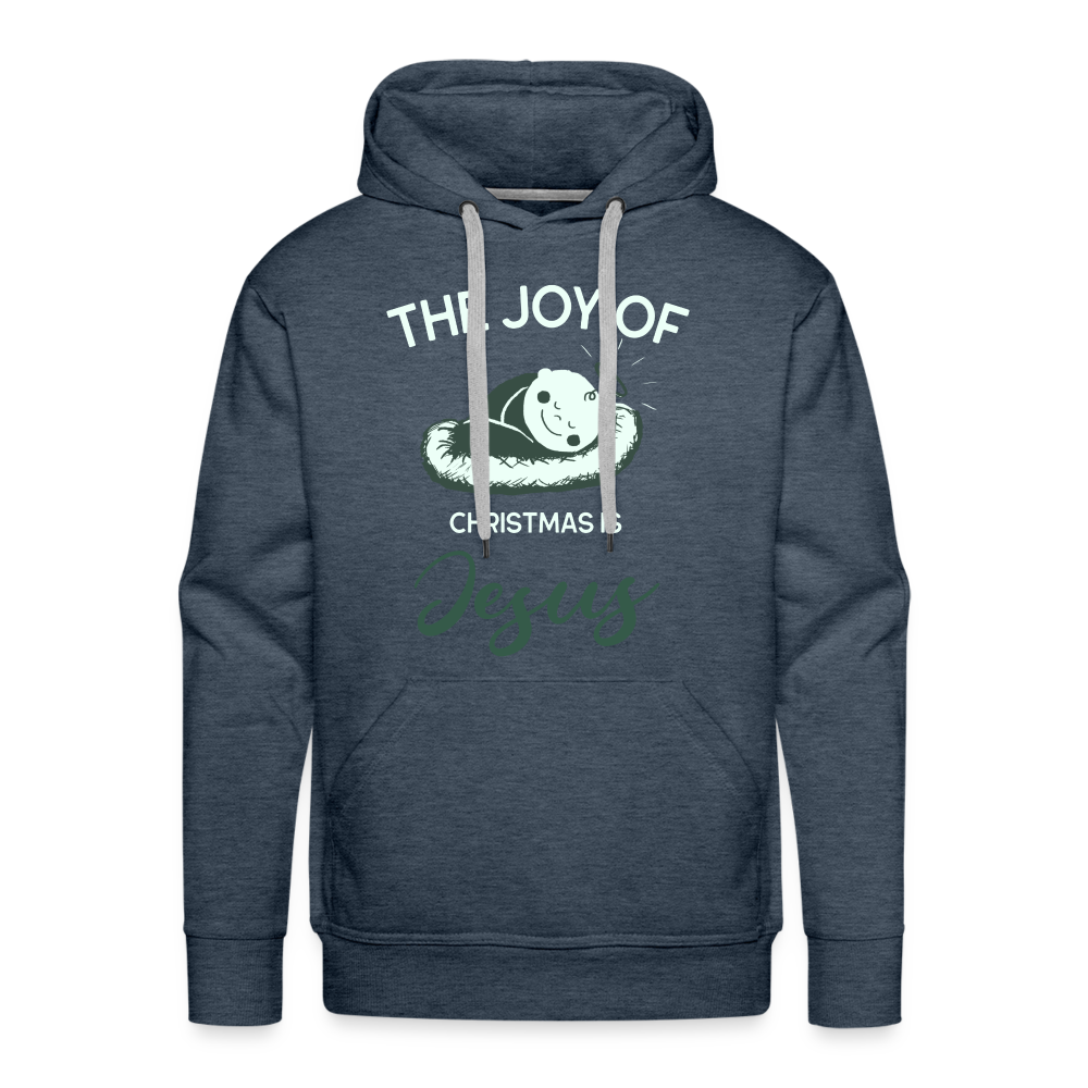 THE JOY OF Premium Hoodie - heather denim