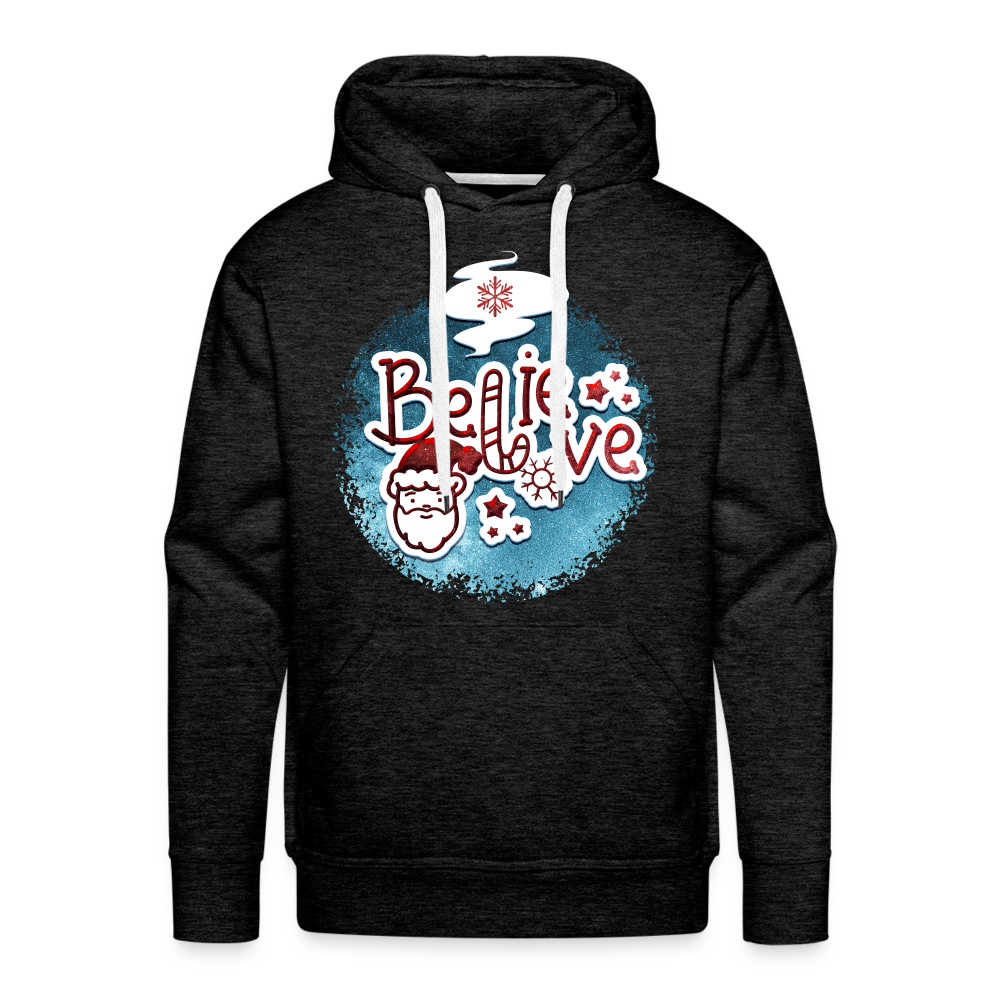 BELIEVE Premium Hoodie - charcoal grey