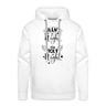 SILENT NIGHT Premium Hoodie - white