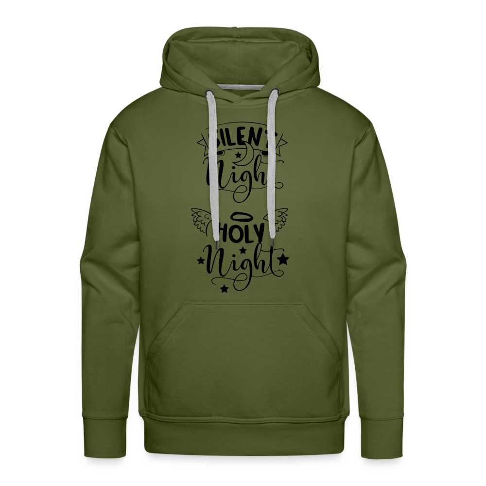 SILENT NIGHT Premium Hoodie - olive green