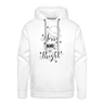 MERRY AND BRIGHT Premium Hoodie - white