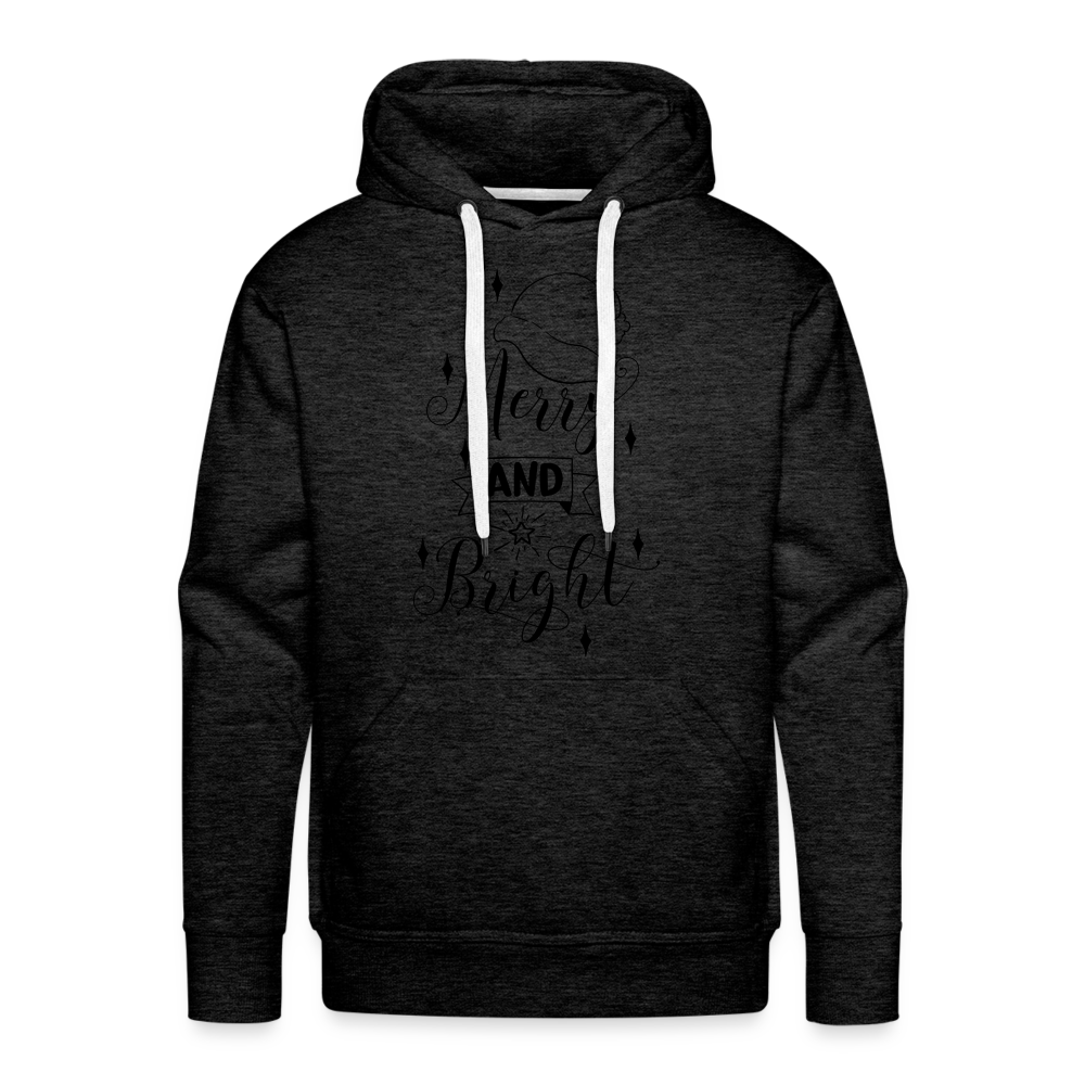 MERRY AND BRIGHT Premium Hoodie - charcoal grey