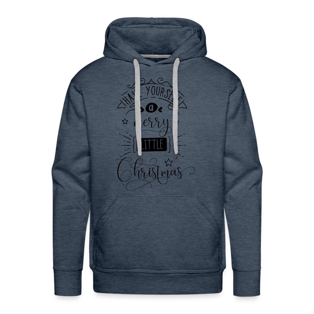 HAVE YOURSELF Premium Hoodie - heather denim