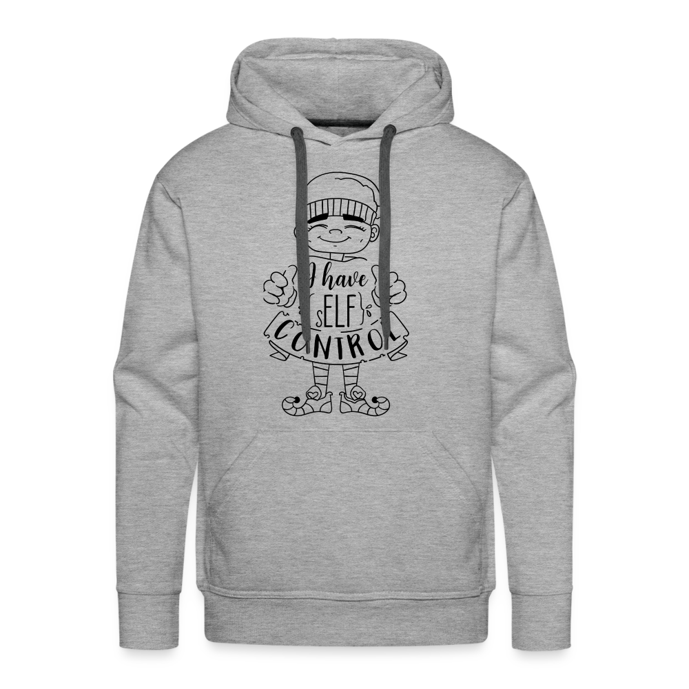 I HAVE ELF CONTROL Premium Hoodie - heather grey