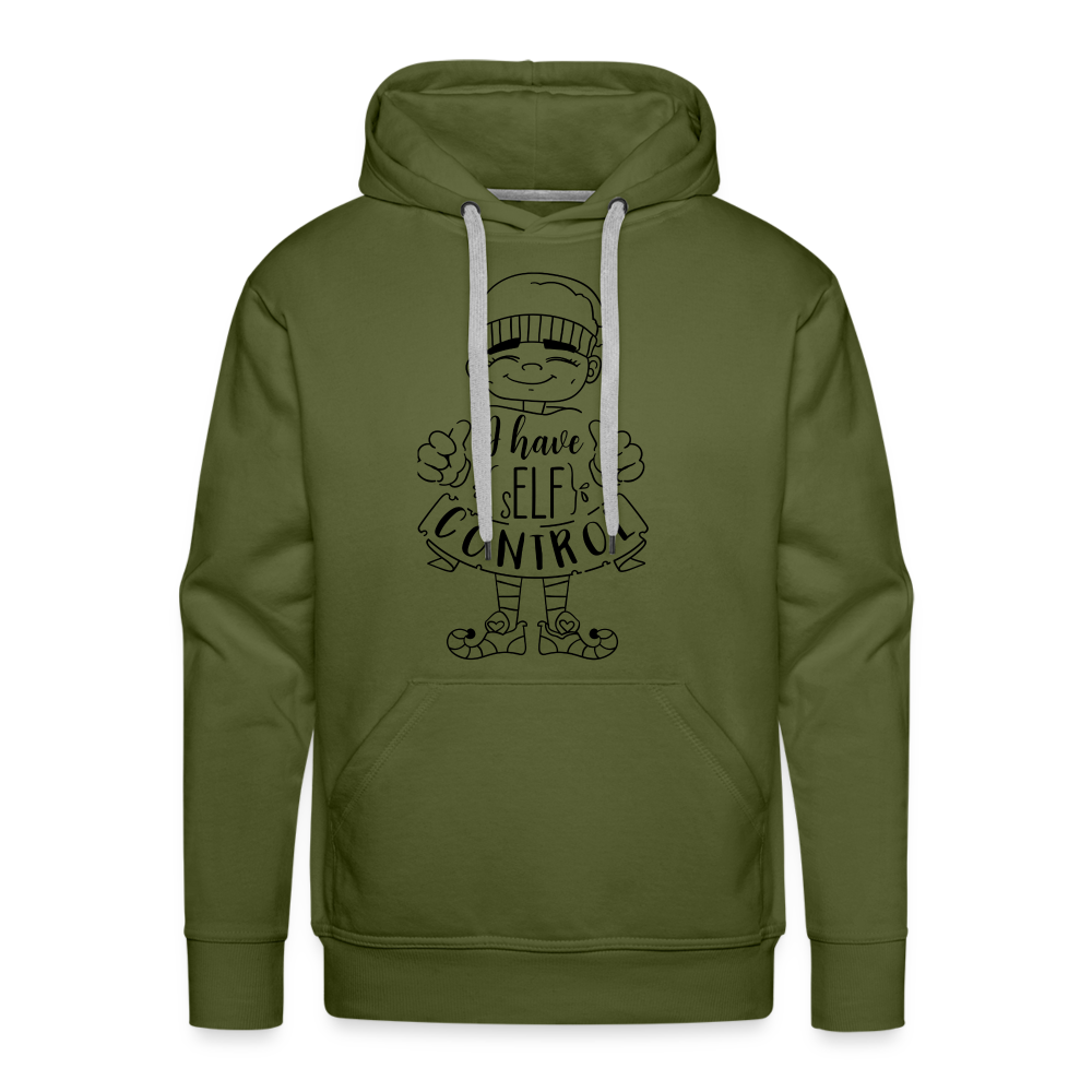 I HAVE ELF CONTROL Premium Hoodie - olive green