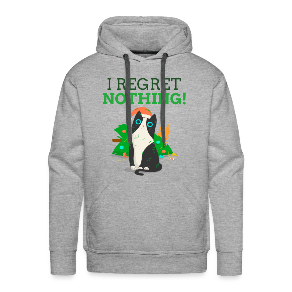 I REGRET NOTHING Premium Hoodie - heather grey