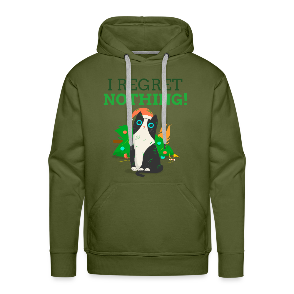 I REGRET NOTHING Premium Hoodie - olive green