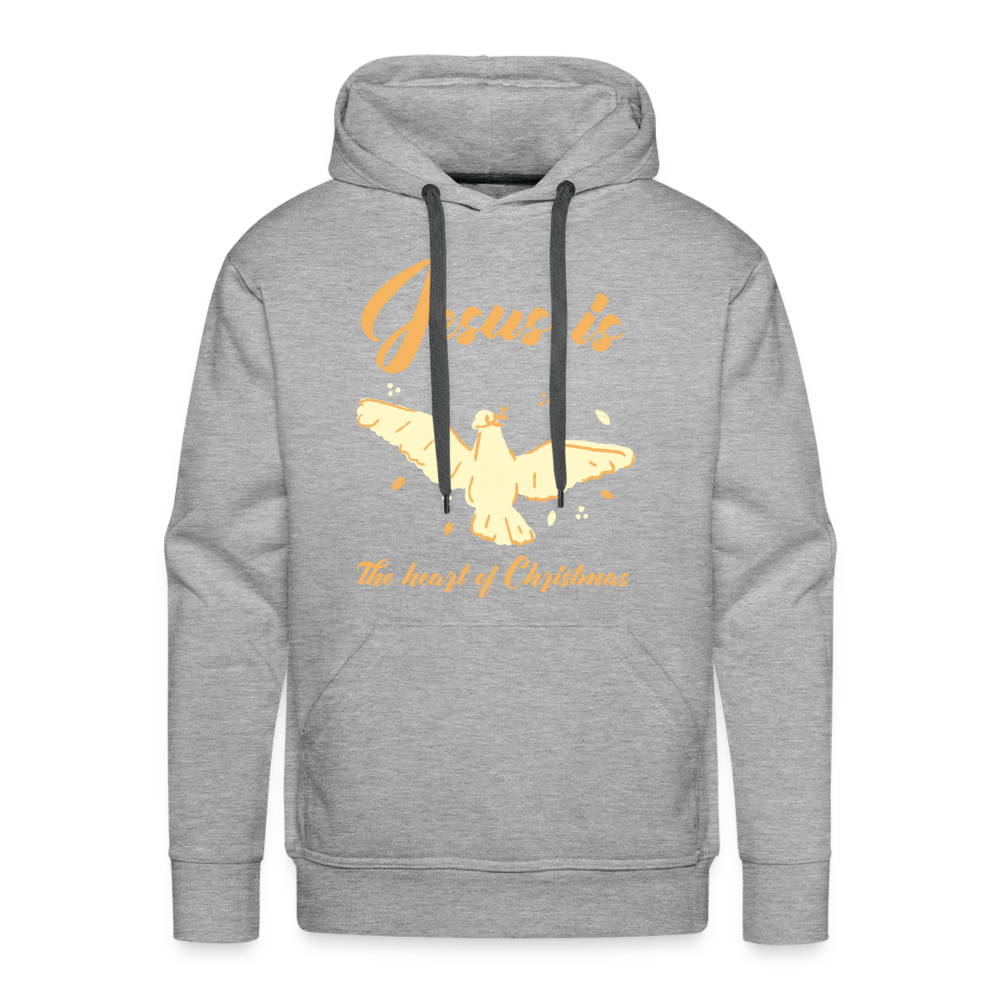 JESUS IS Premium Hoodie - heather grey