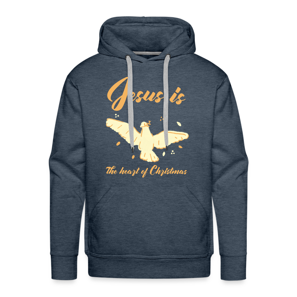 JESUS IS Premium Hoodie - heather denim