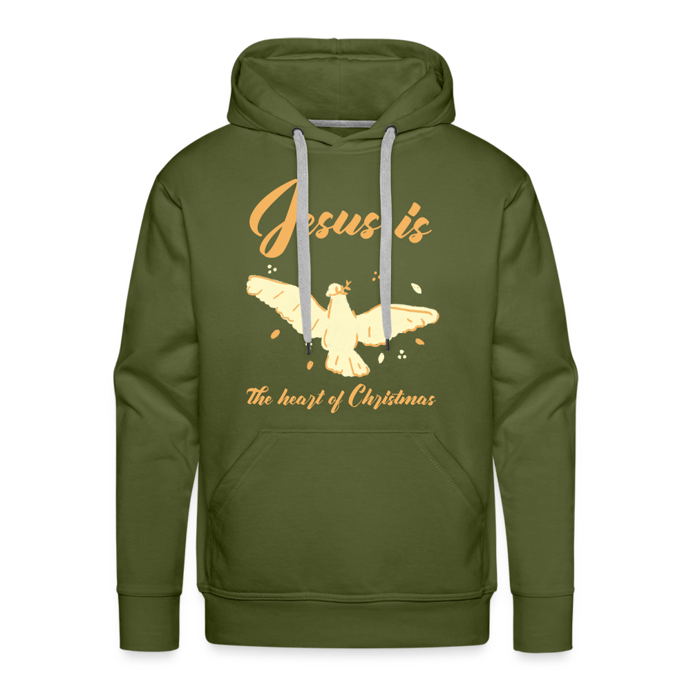 JESUS IS Premium Hoodie - olive green