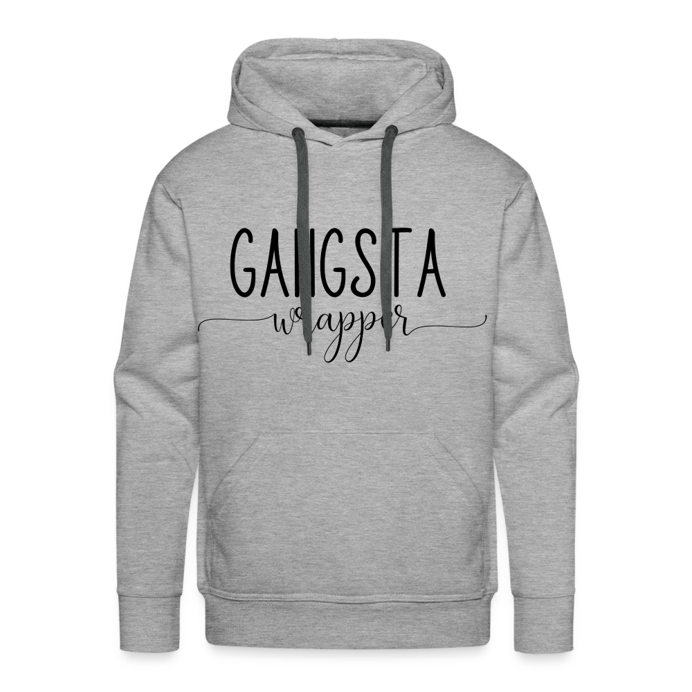 GANGSTA Premium Hoodie - heather grey