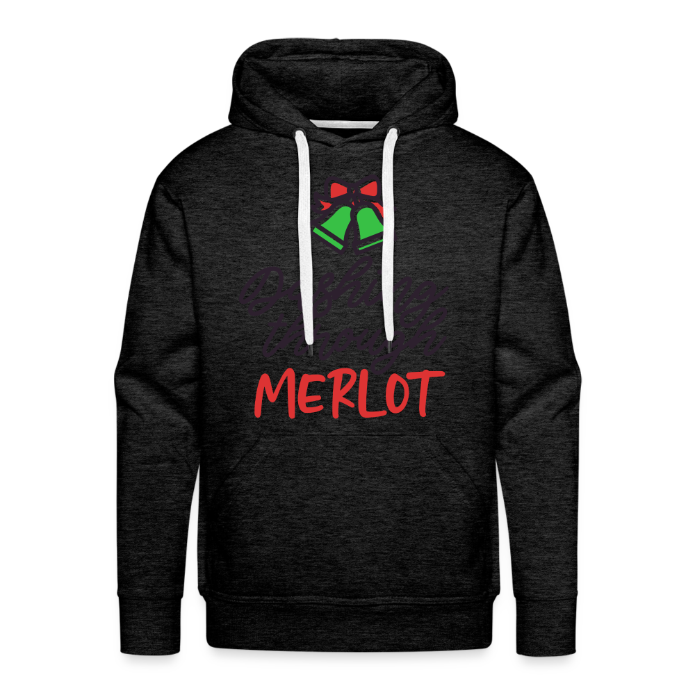 MERLOT Premium Hoodie - charcoal grey