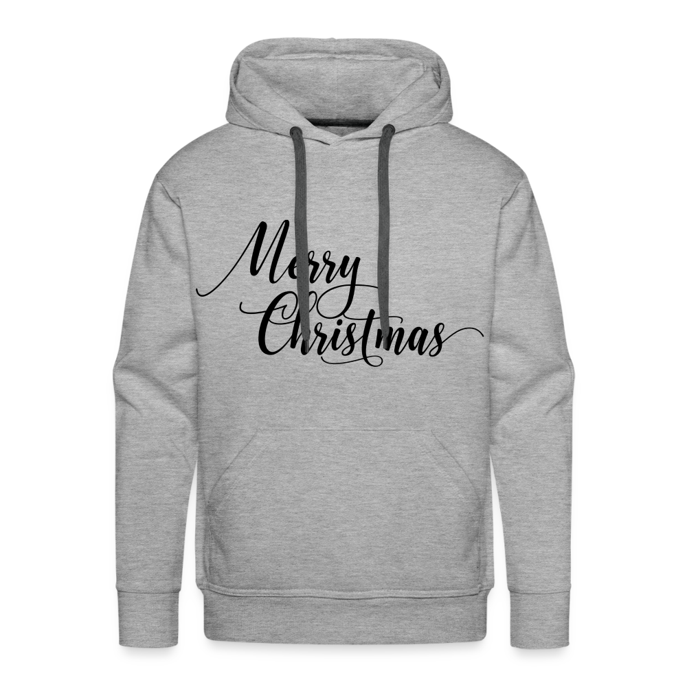 MERRY CHRISTMAS Premium Hoodie - heather grey