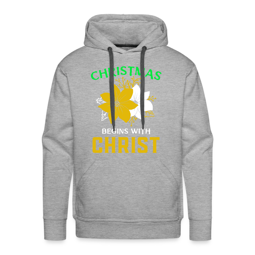 CHRIST Premium Hoodie - heather grey